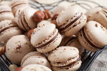 Baking macaroons