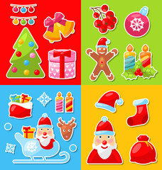 Christmas and Winter Celebration Traditional Elements