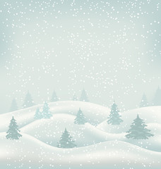 Christmas Winter Landscape