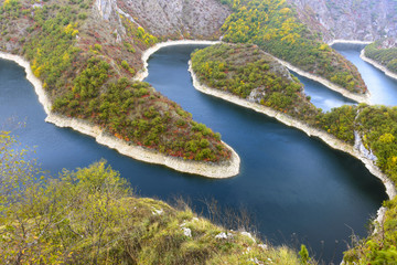 Meander of the Uvac river, Serbia