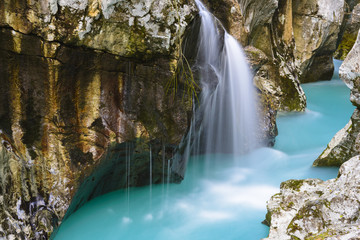 Great canyon of Soca river, Slovenia