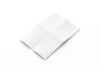 Poster weiß Vorlage gefalten