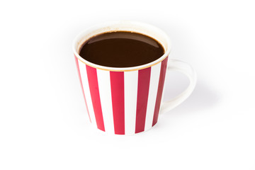 Christmas mug with hot chocolate.