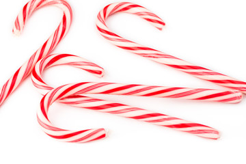 Christmas candy canes decoration.