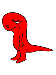 sadly bored listless annoyed dino