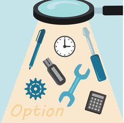 Options and service tools