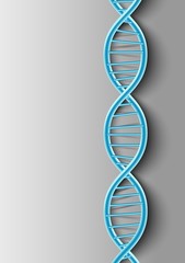 Science background with DNA theme 