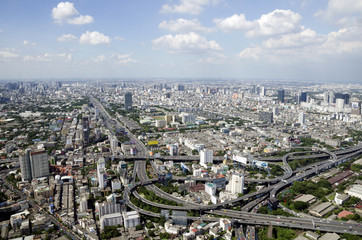 bangkok view from baiyoke tower II on 3 July 2014 BANGKOK © siiixth