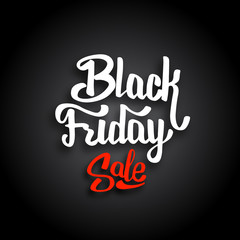 Fototapeta premium Black Friday Sale. Vector banner template.