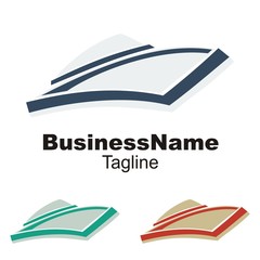 Vacation Travel Plane logo icon vector