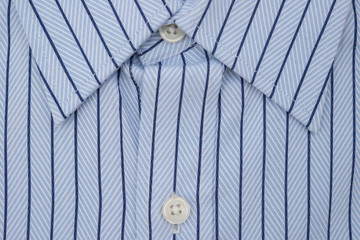 close up of a mens shirt with strips