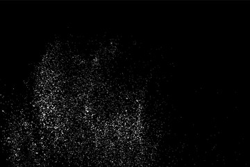 Grainy abstract  texture on a black background. Snow texture. Design element. Vector illustration,eps 10.