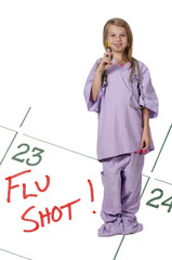 Girl Doctor with Syringe