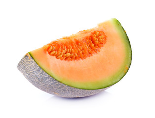 melon on white background