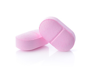  pills on nwhite background