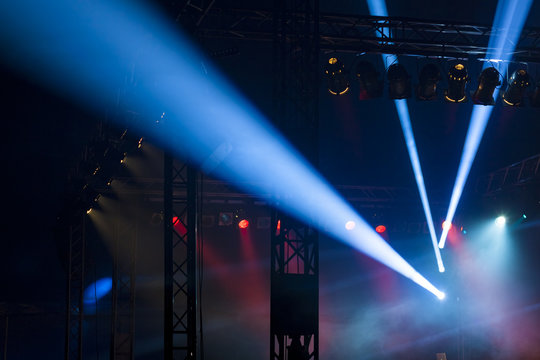 Stage lights background