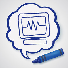 computer doodle drawing