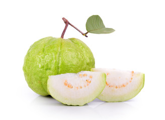 guava fruit isolated on white background
