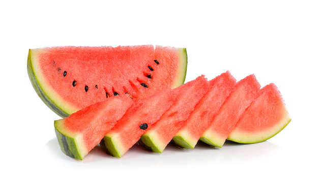 water melon on white background