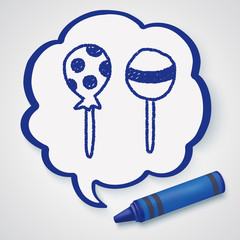 candy doodle drawing