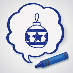 Ornament doodle drawing