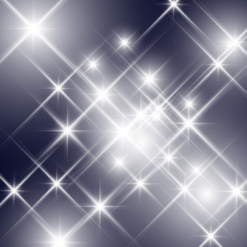 Vector glittering sparkling stars