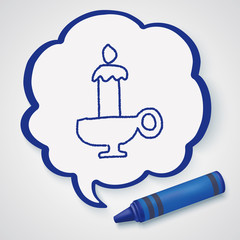 doodle candle