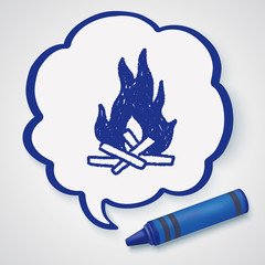 doodle campfire