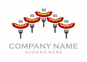 Traditional Sausage Sosis Restaurant Logo