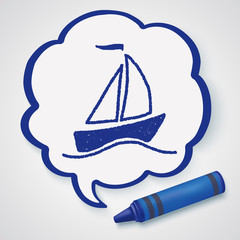 doodle sailboat