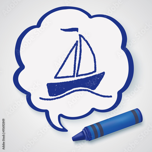 "doodle sailboat" Stock image and royaltyfree vector files on Fotolia
