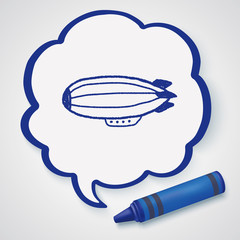 doodle zeppelin