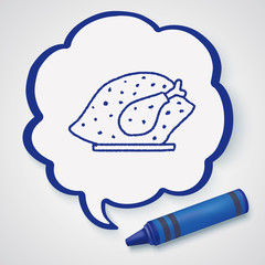 Doodle Turkey meal