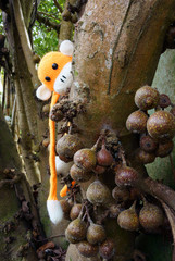 knitted monkey, symbol 2016, year of the monkey