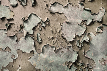 old wallpaper cracked