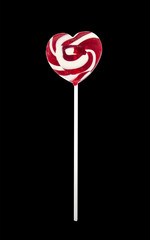 heart lollipop