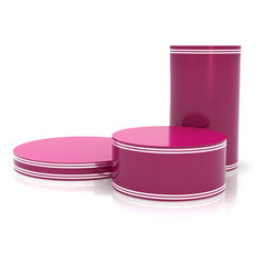 Empty product show display