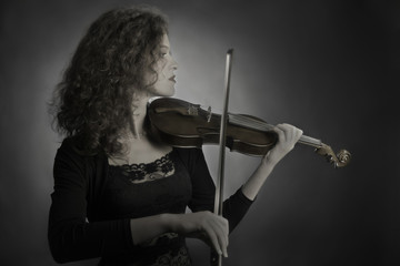Violin player classical musician violinist