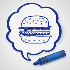 Doodle Hamburger