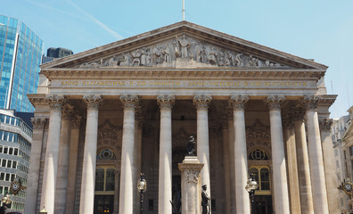 Fototapeta premium Royal Stock Exchange in London