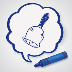 school bell doodle