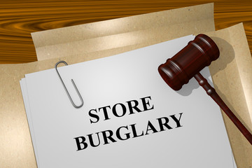 Store Burglary concept