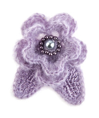 knitted handmade flower