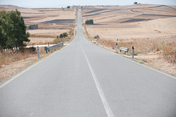 Summer road in Sardinia