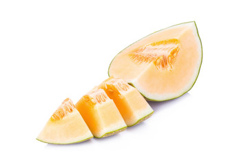 Tibet melon on white background