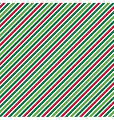 Seamless Abstract Diagonal Line Pattern in Christmas Colors Isol