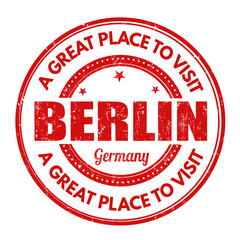 Berlin grunge stamp