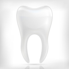 Healthy white tooth icon