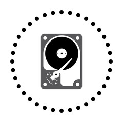 illustration of pc components icon