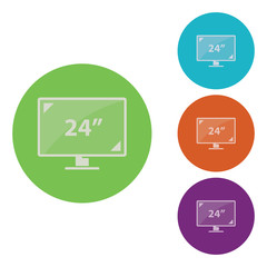 illustration of pc components icon